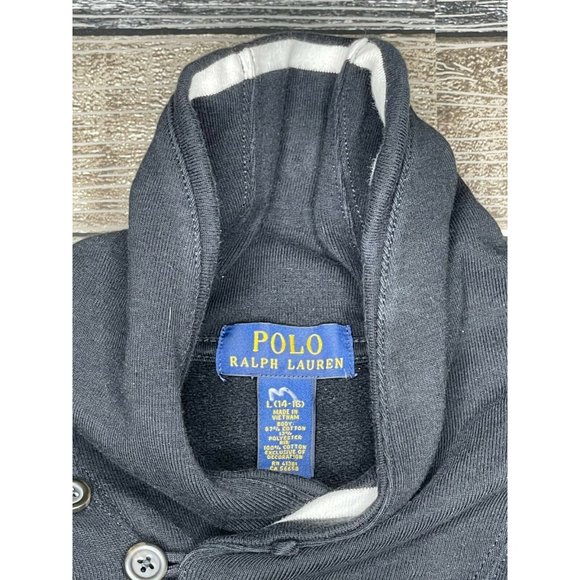 Ralph Lauren Polo Sweater Youth Large Black - Picture 4 of 5